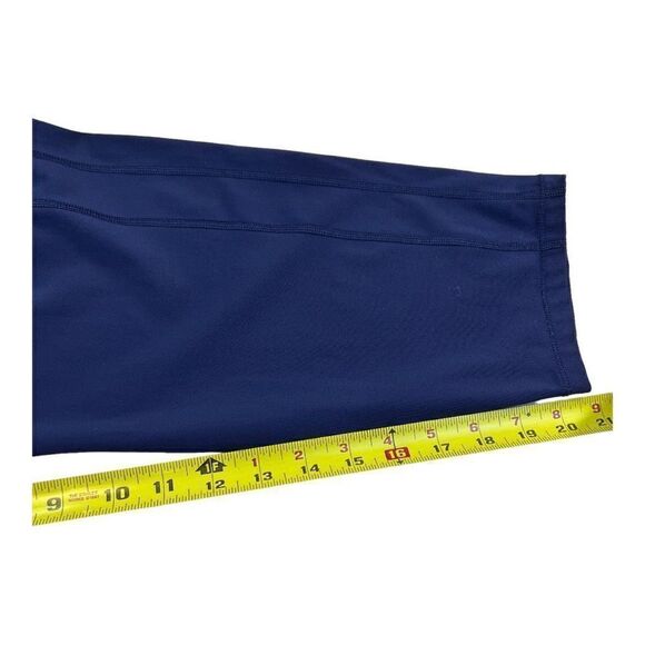 Athleta Womens Elastic Wide Waistband Capri Active Leggings Blue Plus Size 3X - Picture 3 of 8